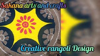 Lastest New Rangoli DesignFlowers Rangoli DesignKolam CompetitionCreative Rangoli Design#Rangoli