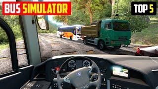 Top 5 Bus simulator games for android | Best bus simulator games for android in 2024