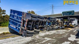 40,000lb of Coconut Oil Spills onto Freeway