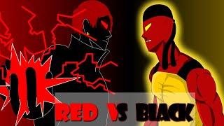 Red vs Black Stick Fight: Who Will Dominate?