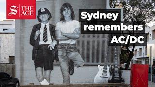 AC/DC's Angus & Malcolm Young honoured with mural near their childhood home in Sydney