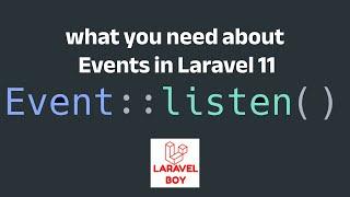 Laravel 11 Events Simplified: New Approach Without EventServiceProvider