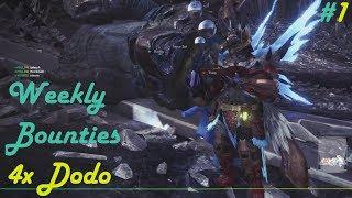 MHW - HR 294 Insect Glaive / 4x Dodo / Weekly Bounties / ft. Miru_Signa #1