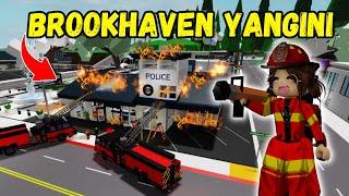 BROOKHAVEN'DA BÜYÜK YANGINAYŞEM ECE ARIARIGİLLERROBLOX BROOKHAVENRP