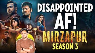 Mirzapur Season 3 Review | Pankaj Tripathi, Ali Fazal, Vijay Varma | Honest Review of Mirzapur 3