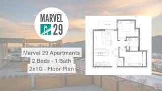 2*1G Floor Plan Virtual Tour - Marvel 29 Apartments