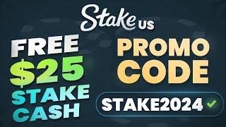 Stake US Promo Code: STAKE2024 - FREE 25$ BONUS. Stake Cash $25 + 250K GOLD COINS bonus (review)