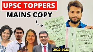 RANK 1 ऐसे लिखते हैं | UPSC IAS Toppers Mains Answer Writing Copy Review 2023 | KGM Mission