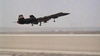 YF-12A (SR-71 Blackbird) Landing at Edwards Air Force Base (~1970) | AiirSource