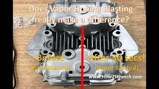 Does the Vapor Honing Blaster really make a difference compared to sandblasting?