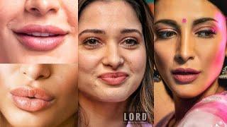 Tamanna Vs Shruti Haasan Lips Compilation | Hot Lips Close Up Watch | Tamanna Bhatia | HD (Vertical)