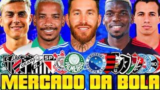 MERCADO DA BOLA 2025 | SERGIO RAMOS NO CRUZEIRO - POGBA NO FLAMENGO OU CORINTHIANS? PALMEIRAS