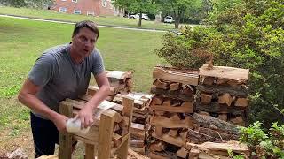 Making Firewood Bundles