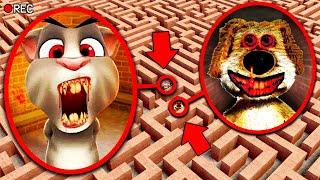 CREEPY TALKING TOM MAZE... (Full Movie)