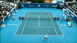 Jarmila GAJDOSOVA v Anastasia RODIONOVA Highlights Moorilla Hobart International 2012.mp4