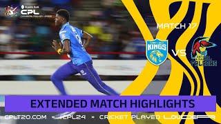 Extended Highlights | St Lucia Kings vs. Antigua and Barbuda Falcons | CPL 2024