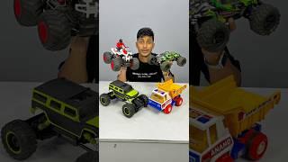 My new Supersonic rc car vs monster car and bike truck