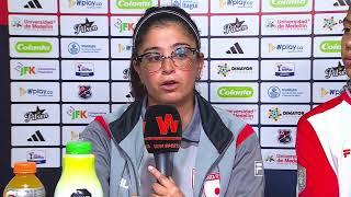 Rueda de prensa de Santa Fe Femenino tras su partido ante Medellín