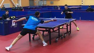 P. KRASTEV (black) vs. K. POPOV (blue) | 2020 Bulgarian Table Tennis Championship | 1/2 FINAL