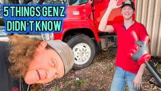 5 THINGS GEN Z DIDN’T KNOW ( about moving a truck into a shop)