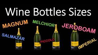 Complete Guide to Wine Bottle Sizes! (small to EXTRA-LARGE FORMAT)