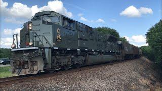 CP 7020 Leading Combined Train Through MN (CP 7020, UP, NS ACU)