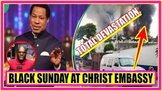 Devastating Blow, Christ Embassy Headquarters Destroyed By Fire This Morning