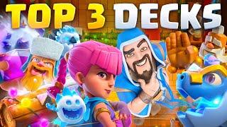 TOP 3 BEST DECKS IN THE NEW SEASON! - Clash Royale