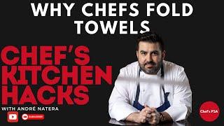 How To Fold a Kitchen Towel The Right Way! | Chef's PSA