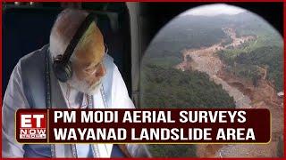 PM Modi Aerial Surveys Wayanad Landslide Area with CM Pinarayi Vijayan | Kerala News