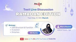 Free Ramadan Test Series | Day 3 - Biology: Cell Structure, Evolution and Enzymes | 5th March 2025