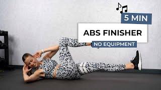 5 MIN ABS FINISHER | No Equipment