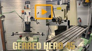 HBM GH-45 Geared Head Milling Machine + lots of accessoires.