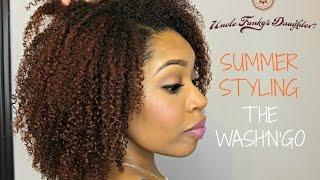 Summer Styling | The Wash'n'go with Uncle Funky's Daughter