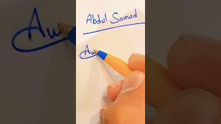 Signature of Abdul Samad