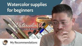Watercolor Supplies for Beginners - My Recommendations