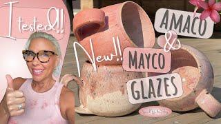 TESTING the NEW MAYCO Crystal Glazes & AMACO PCFlux Glaze | Studio Life · Vlog #5   HD 1080p