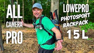 LOWEPRO PhotoSport Backpack 15L // ALL-WEATHER Camera Protection