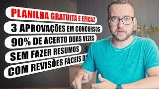 O MÉTODO de ESTUDOS Que Me APROVOU EM 3 CONCURSOS