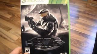 Unboxing Halo Combat Evolved Anniversary 343i 343 industries microsoft studios game xbox 360