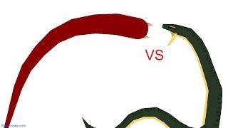Green Anaconda VS Mongolian Death Worm