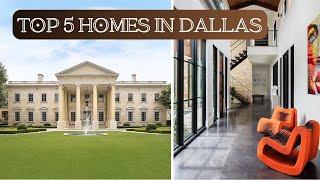 TOP 5 luxury homes in DALLAS Texas I BEST and most expensive real estate listings