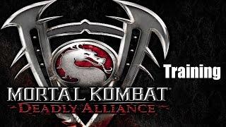 Mortal Kombat: Deadly Alliance - Konquest Walkthrough Part 1 - Training