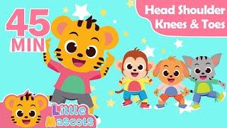 Head Shoulder Knees & Toes + Little Fish + more Little Mascots Nursery Rhymes & Kids Songs