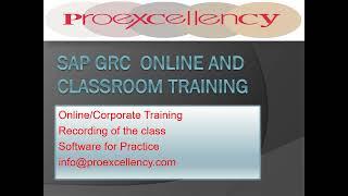 Proexcellency Provides SAP GRC Online and Classroom Training