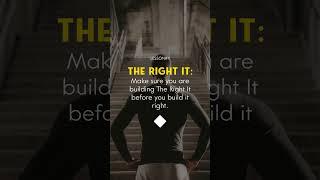 Top 3 Lessons from the book "The Right It"