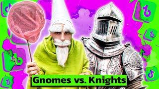 Tiny Green Wizard Gnome vs Knights. Explained