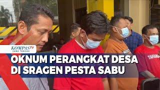 Oknum Perangkat Desa di Sragen Pesta Sabu
