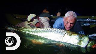 Jeremy Wages An Epic Battle With This Giant Tarpon | River Monsters