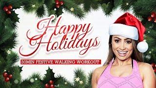 2 Mile Dance That Walk Low Impact Walking Workout - Xmas BEats | Lose Inches & Have fun!